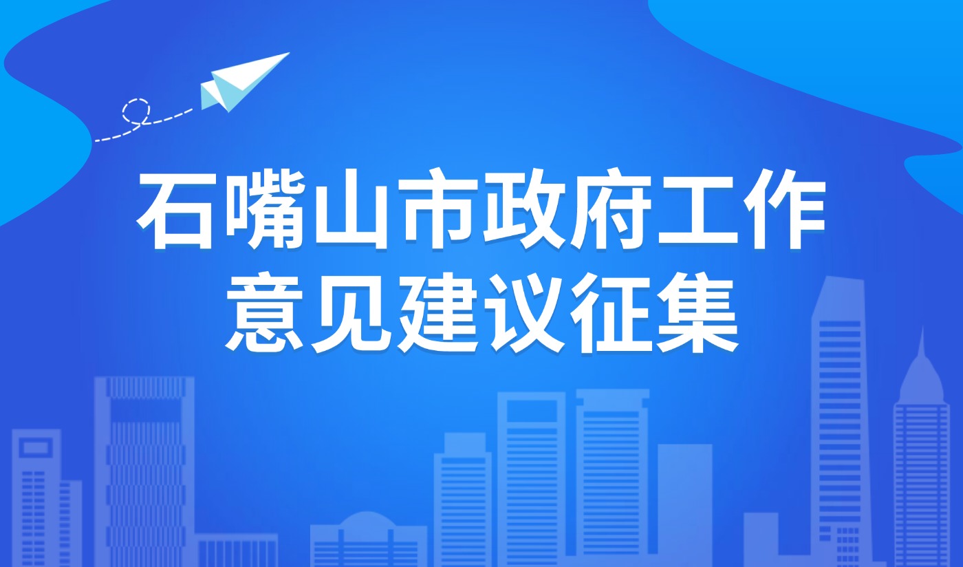 石嘴山市政府工作意見建議征集